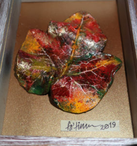 Metal 3D Leaf Art Gold